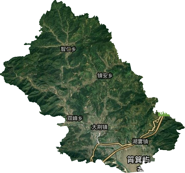 大荆镇卫星地图图片