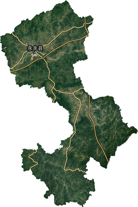 永丰县高清卫星地图