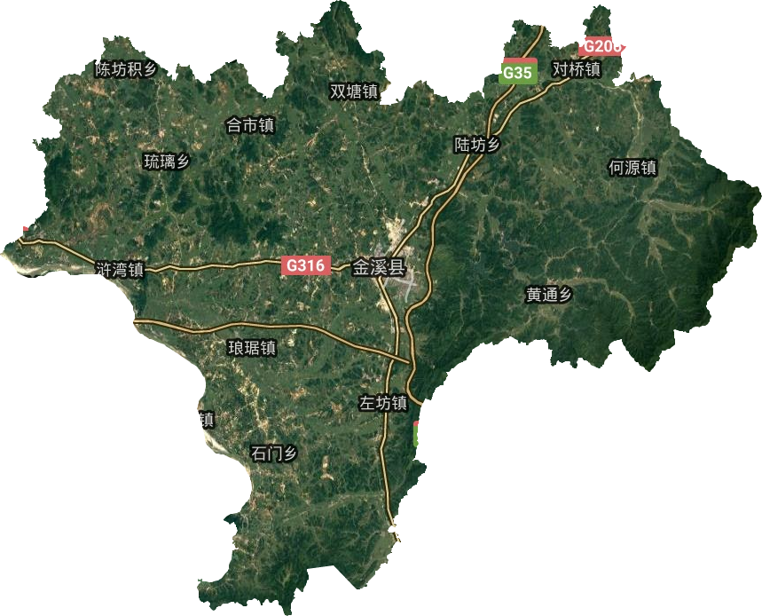 金溪县地图乡镇图片