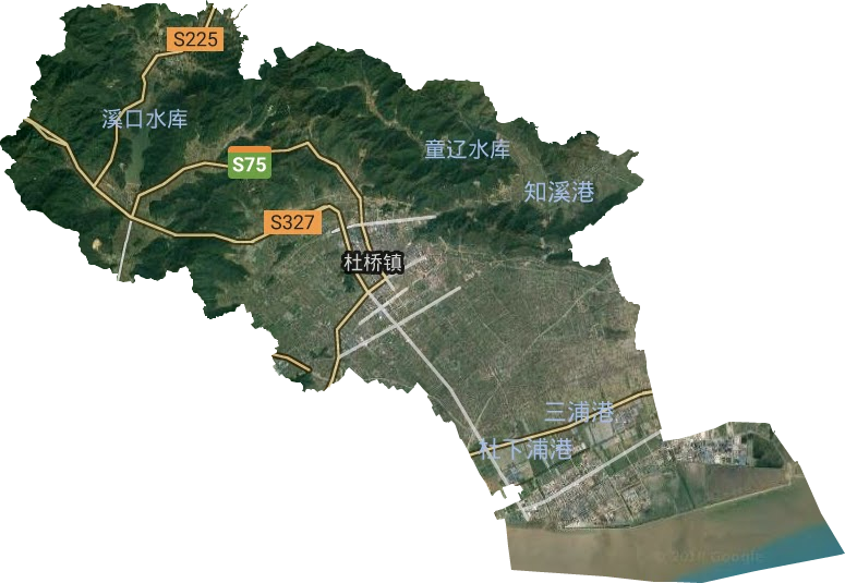 台州杜桥地图图片