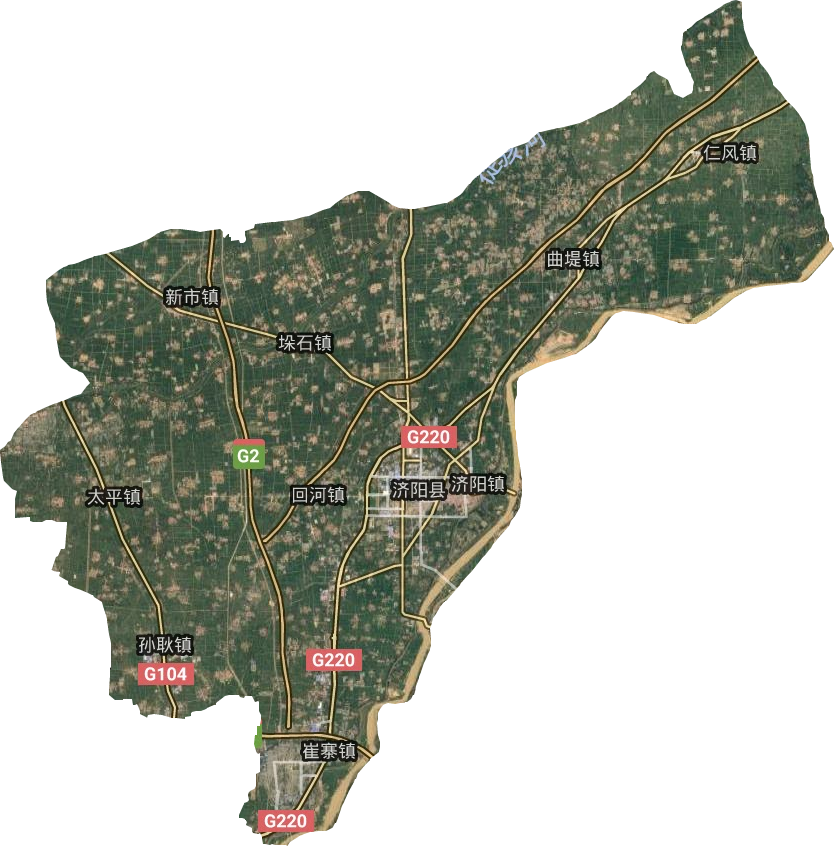 济阳县高清卫星地图