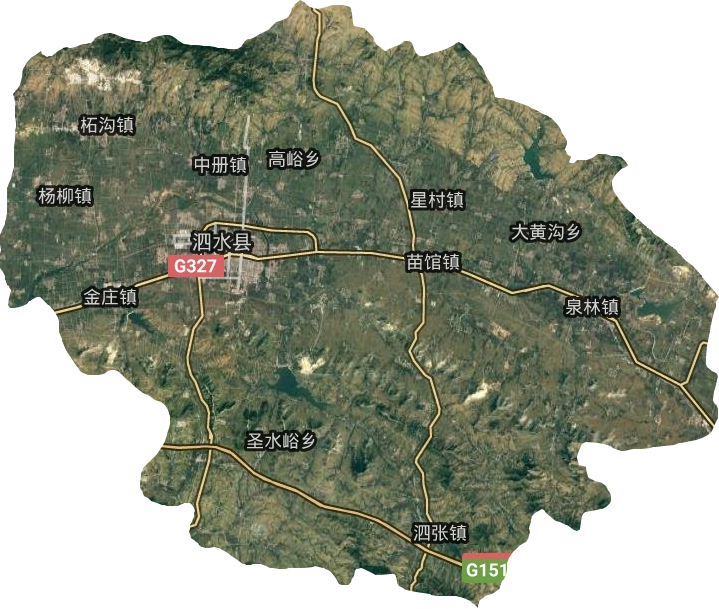 泗水县乡镇地图图片