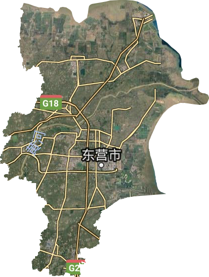 东营市高清卫星地图数据