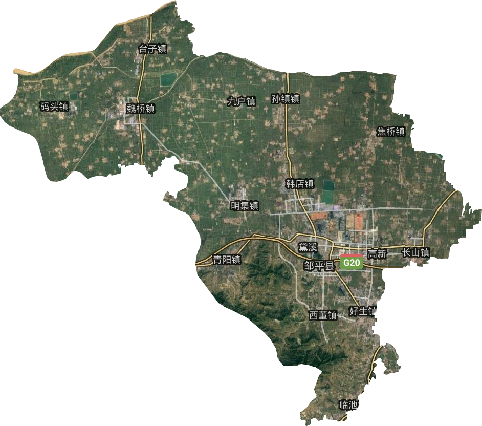 山东邹平县乡镇地图图片