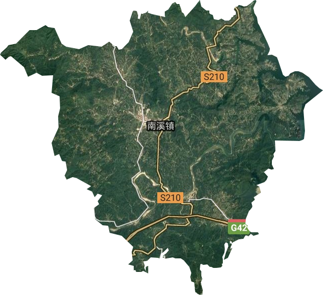 南溪镇地图图片