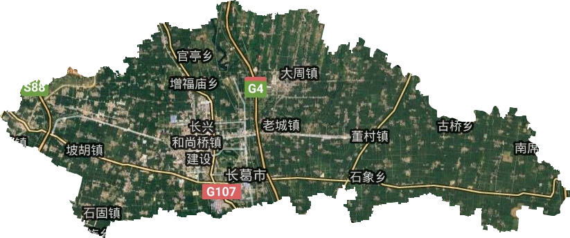 长葛市市区全图图片