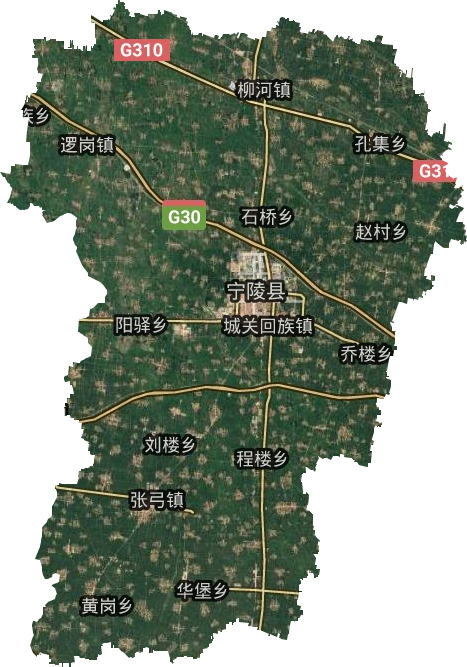 宁陵县地图高清全图图片