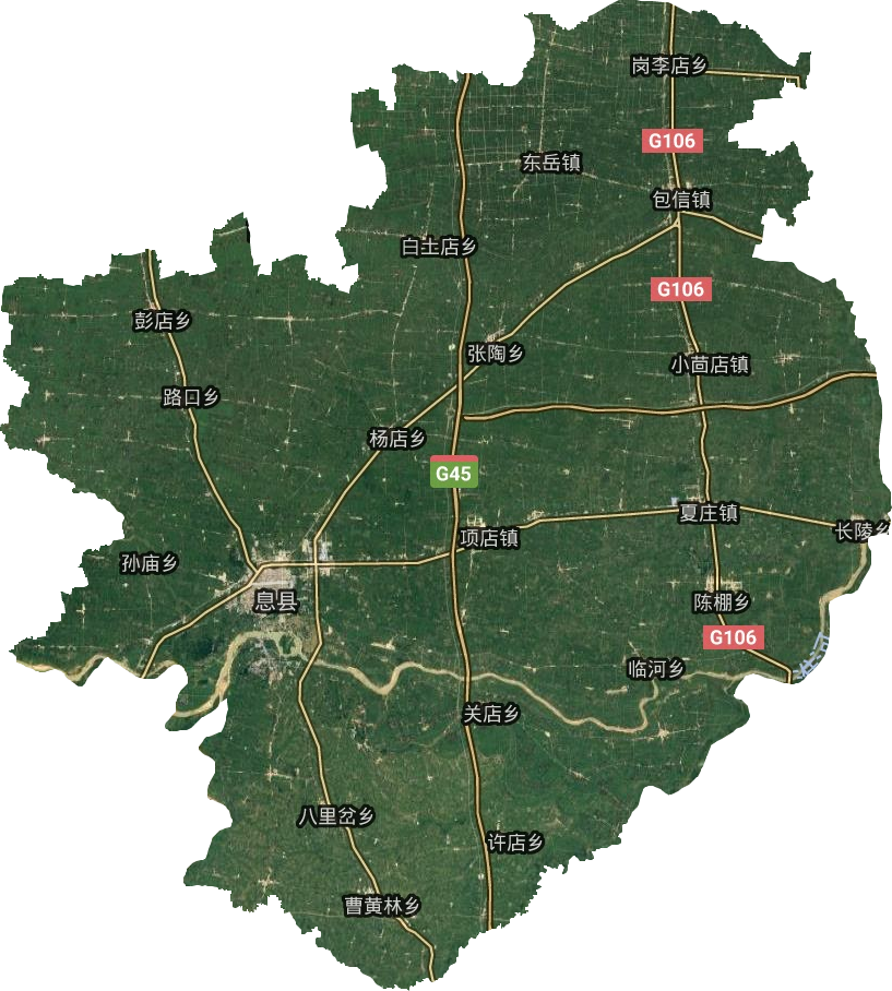 信阳市息县各乡镇地图图片
