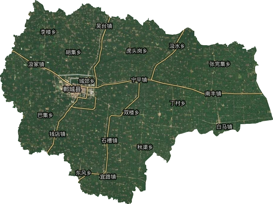 兰考县卫星地图高清版图片