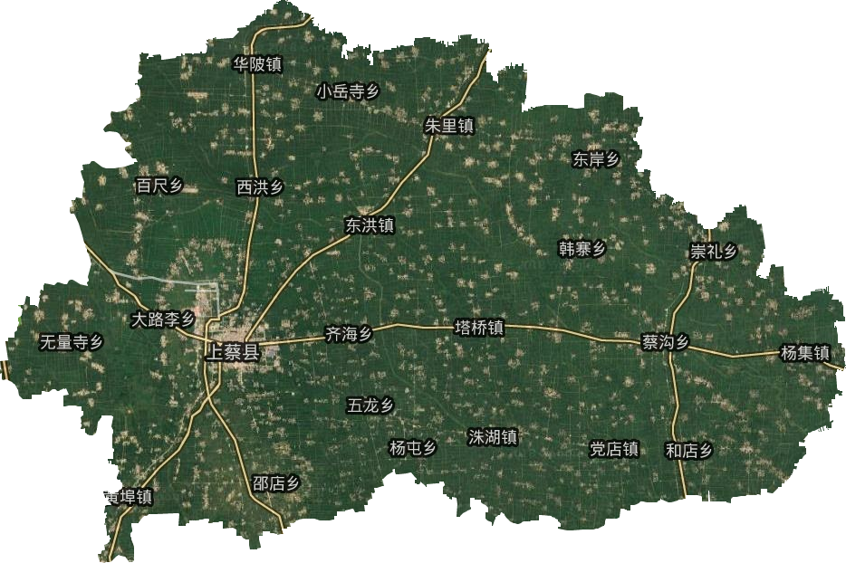 上蔡县最新地图 县城图片