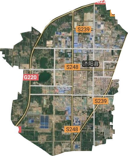 济北街道高清卫星地图