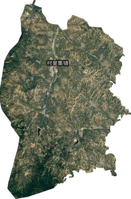 高清卫星地图 村庄图片