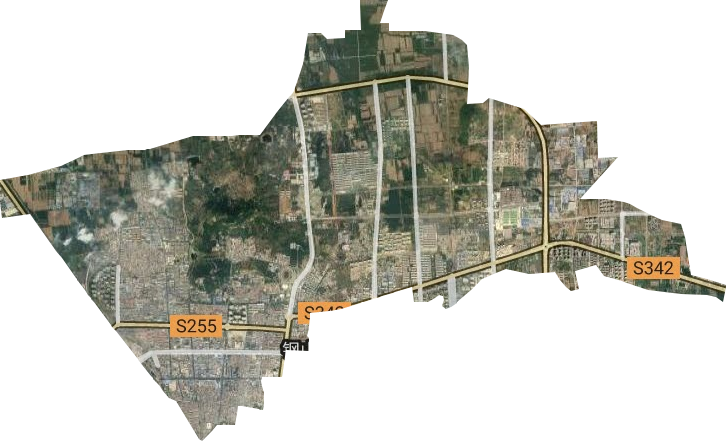邹城高清卫星地图图片