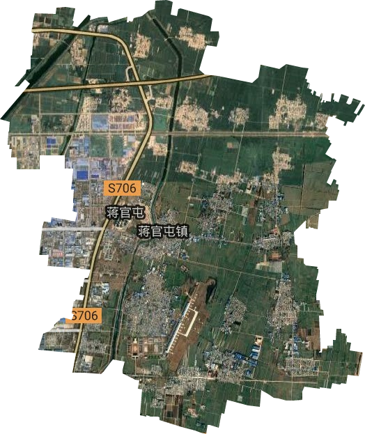 蒋官屯街道高清卫星地图