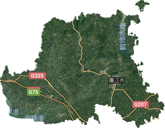 廉江市各镇地图图片