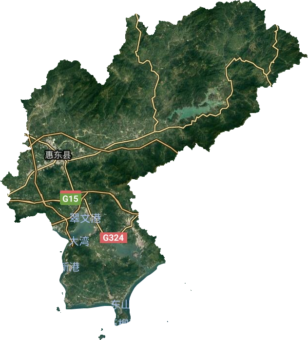 惠东南湖公园地图图片