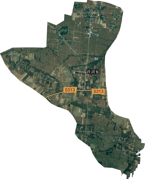 许河乡高清卫星地图