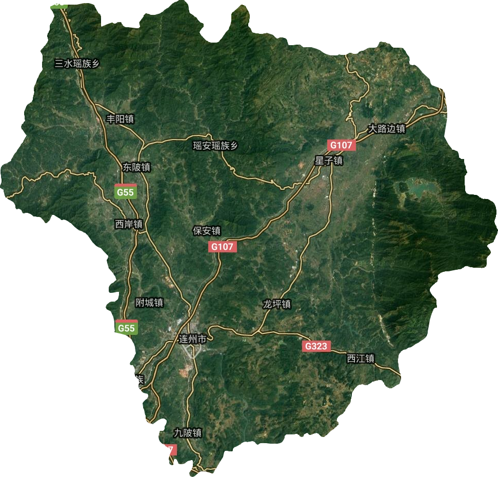连州市丰阳镇地图图片