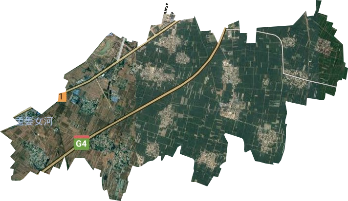 肥乡区高清卫星地图图片
