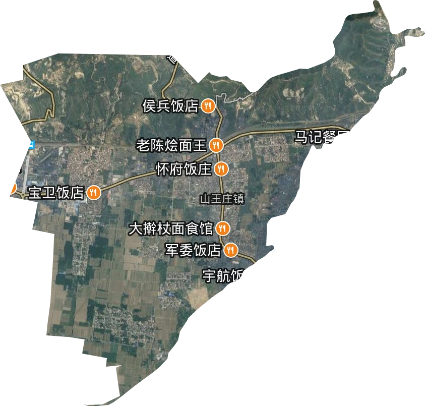 沁阳市高清卫星地图,沁阳市高清谷歌卫星地图