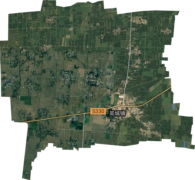 吴城镇卫星地图图片