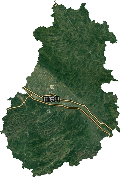 田东县地理位置图片