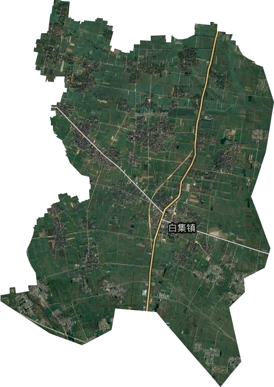 白集镇高清卫星地图