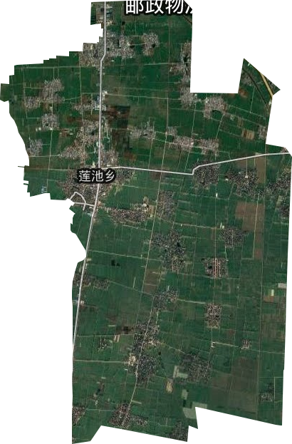 莲池镇高清卫星地图