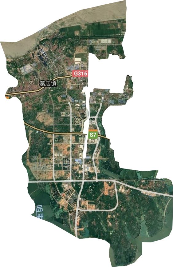 葛店开发区地图图片