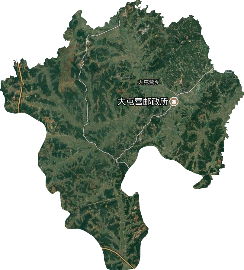 大屯营镇高清卫星地图