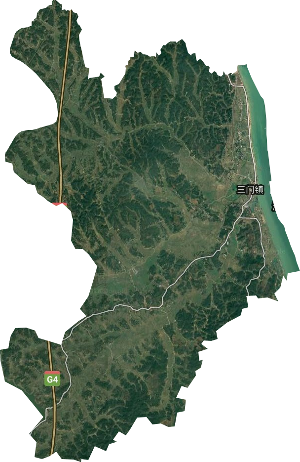 三门县卫星地图高清版图片
