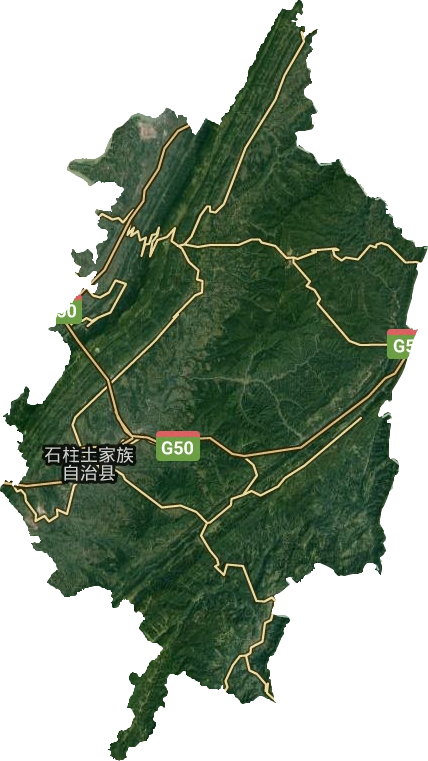 石柱土家族自治县高清电子地图,石柱土家族自治县高清谷歌电子地图