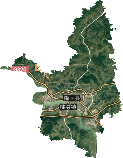 隆回县地图全图高清版图片
