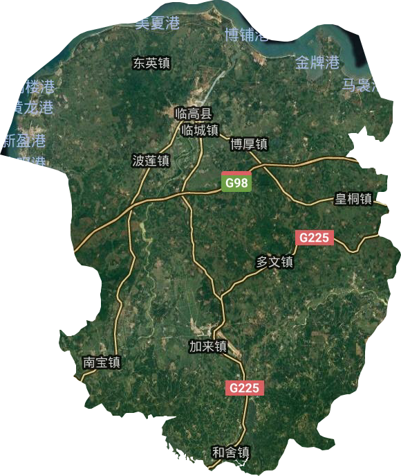 临高县临城镇地图图片