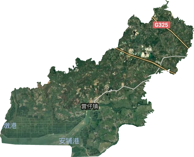 九洲江开发区高清卫星地图,九洲江开发区高清谷歌卫星地图