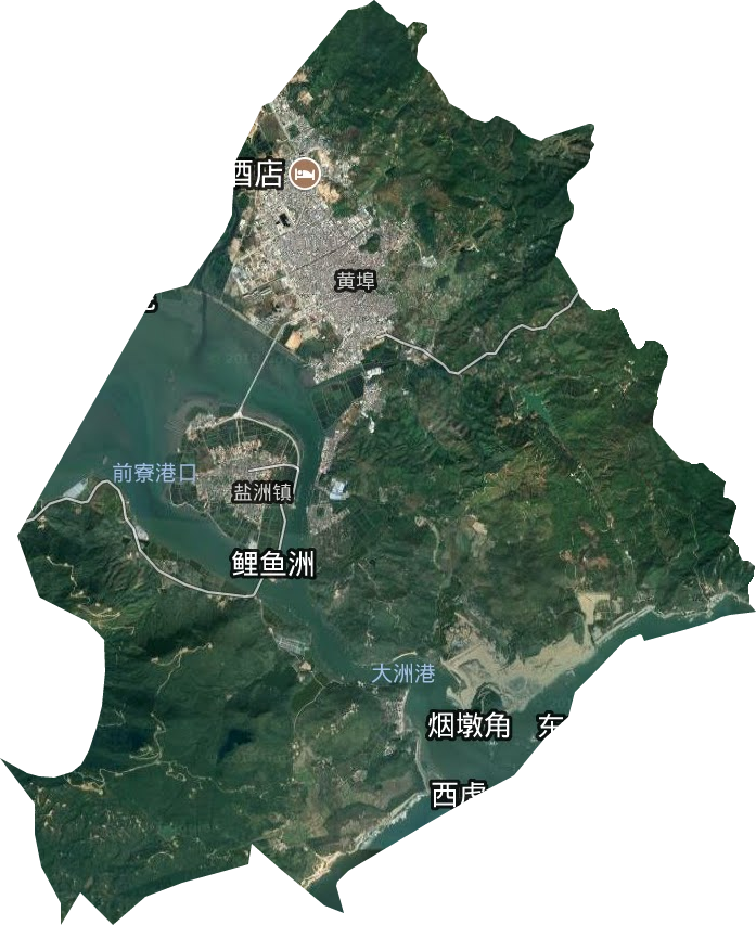 黄埠镇高清卫星地图