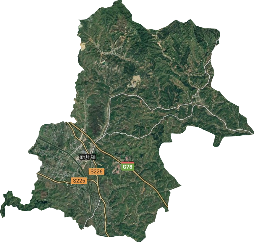 灵山县新圩镇地图图片