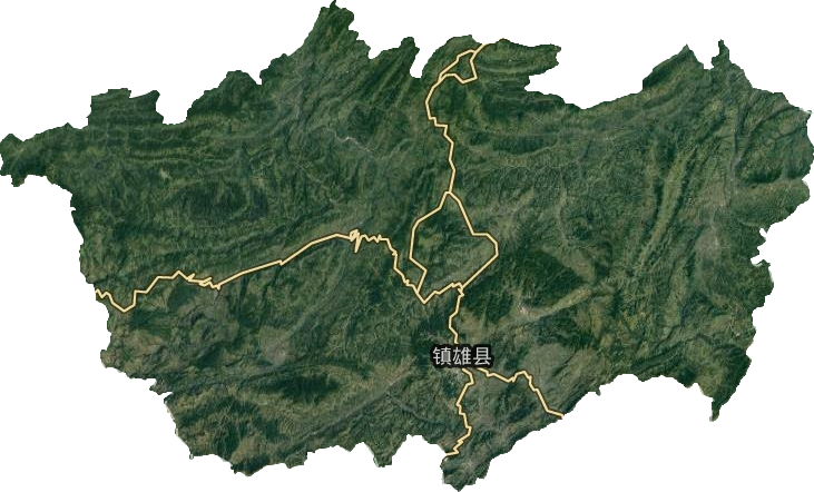 镇雄县各乡镇地图高清图片