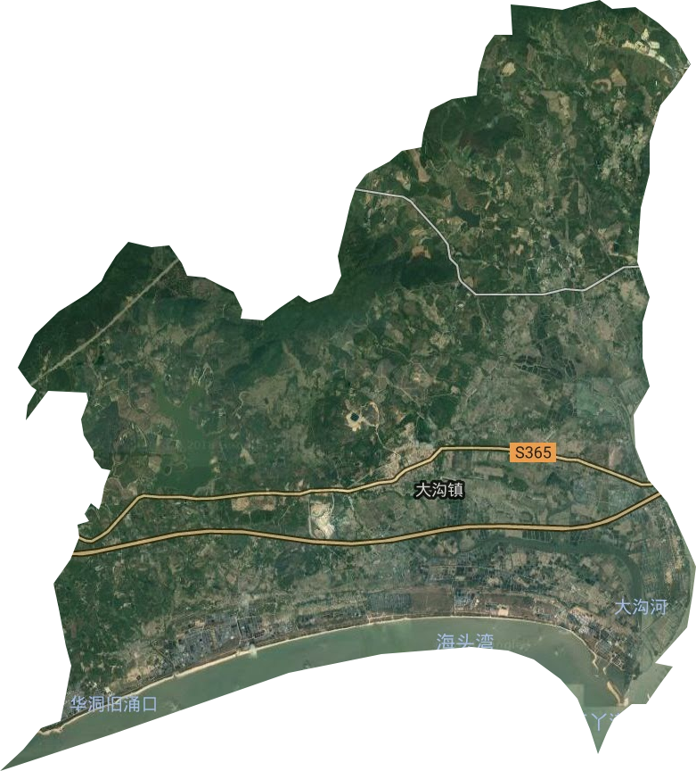 广西合山市卫星地图图片