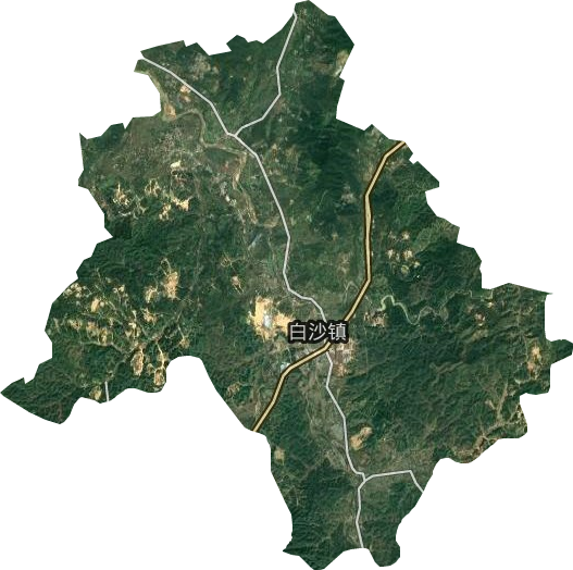 江津白沙镇地图图片