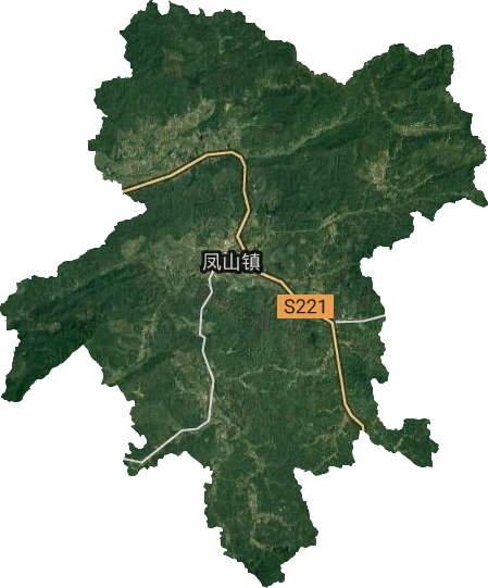 罗田县凤山镇地图图片