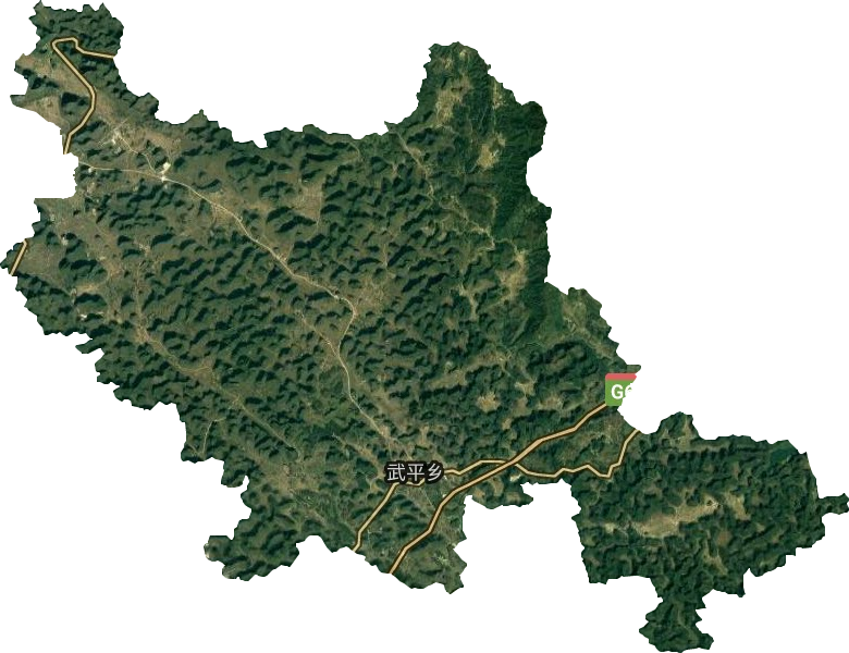 武平乡高清卫星地图