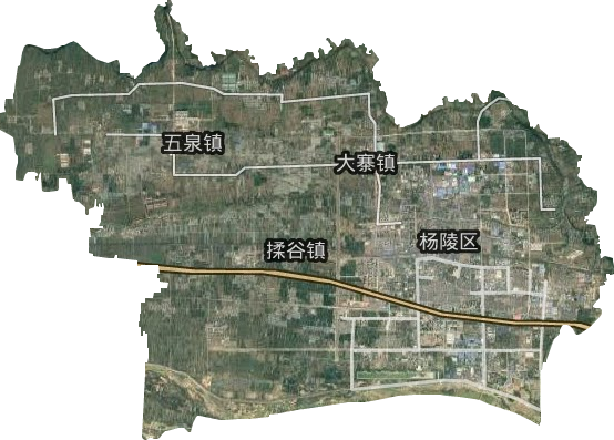 杨凌限号区域地图图片