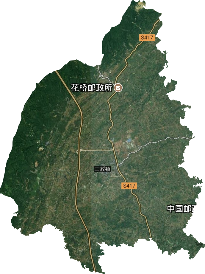 简阳市卫星地图高清版图片