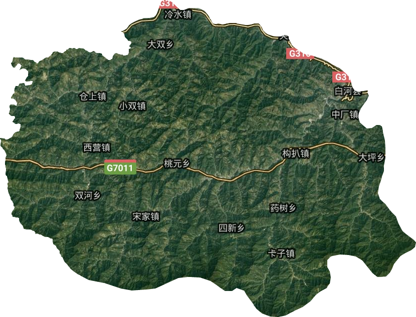 吉林省二道白河镇地图图片