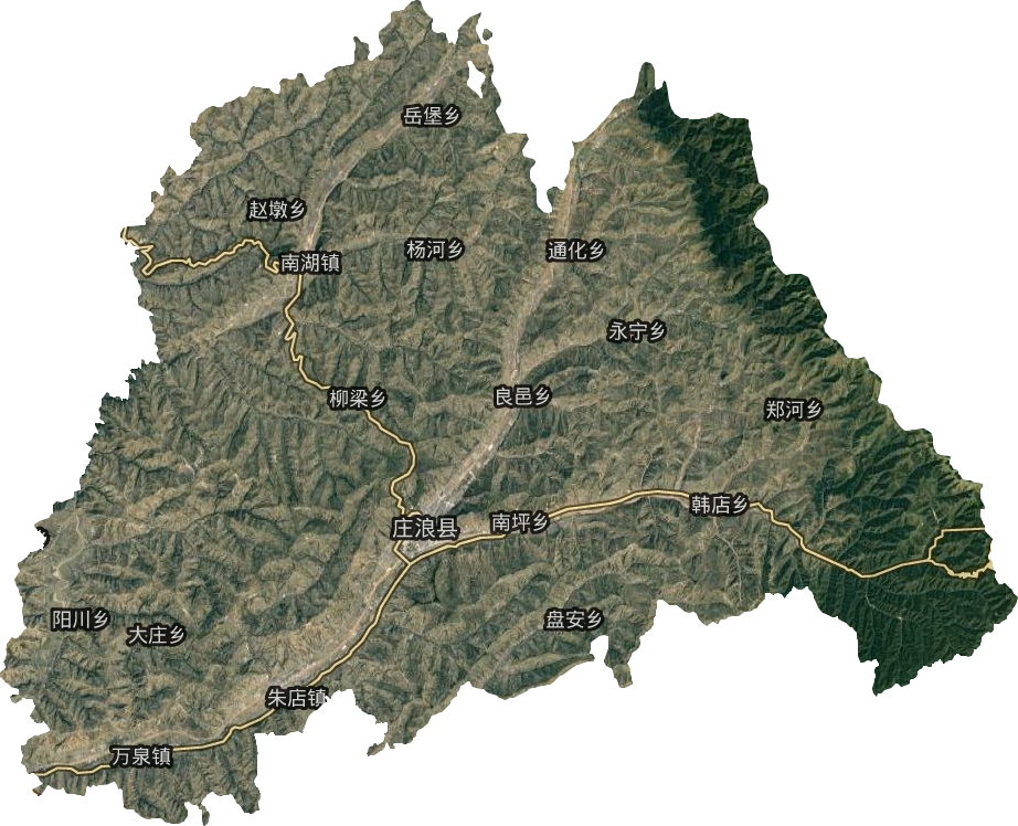庄浪县地理位置图片