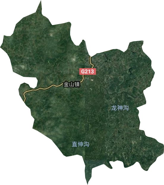 甘谷金山镇地图图片