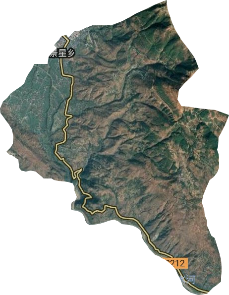 白鹤滩镇卫星地图图片