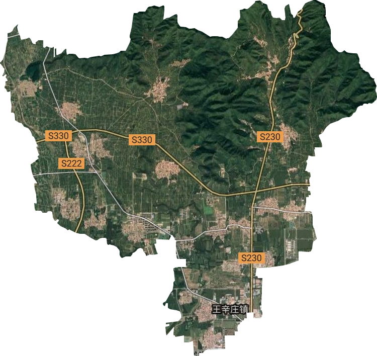 平谷区王辛庄镇地图图片