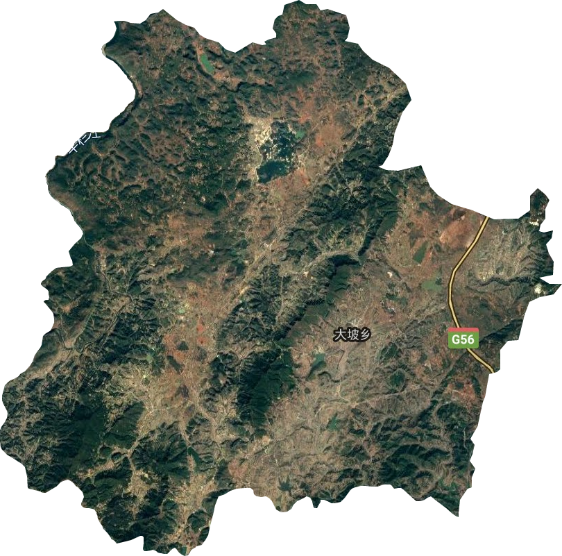 大坡乡高清卫星地图